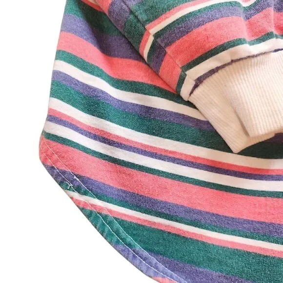 Vintage Y2K Shirt Womens Small Oversize GAB Gimmie a Break Stripe 90s - Picture 3 of 7